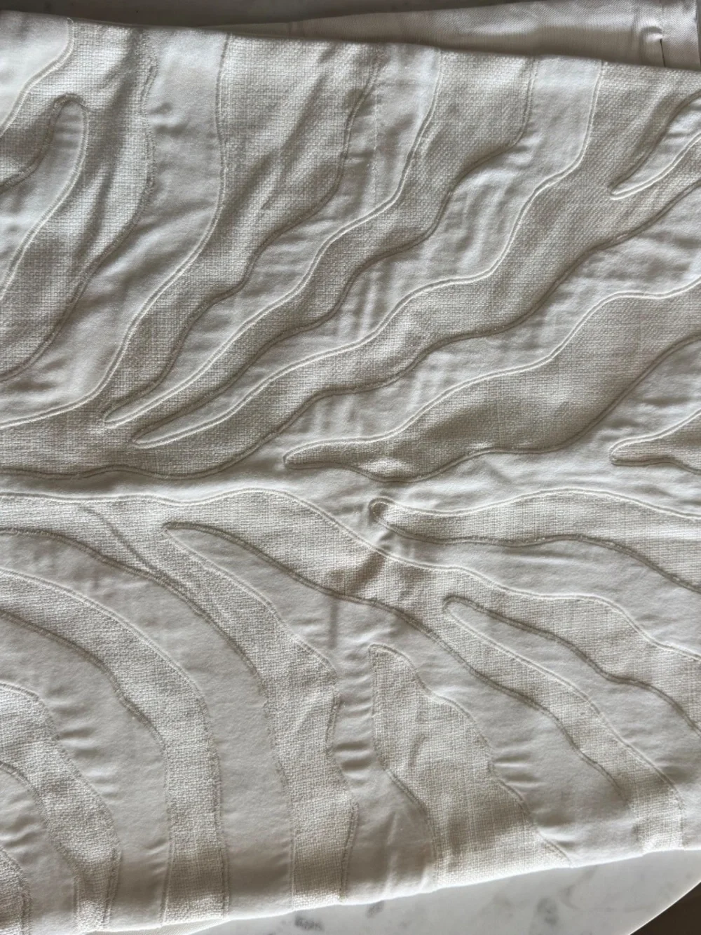 NEW! Pottery Barn Linen & Cotton Atlantic Applique Pillow Covers Set of 2